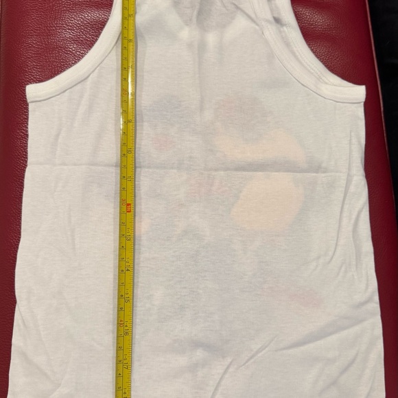 White Looney Tunes Graphic Tank Top - Taz & Bugs Vintage - Picture 4 of 5